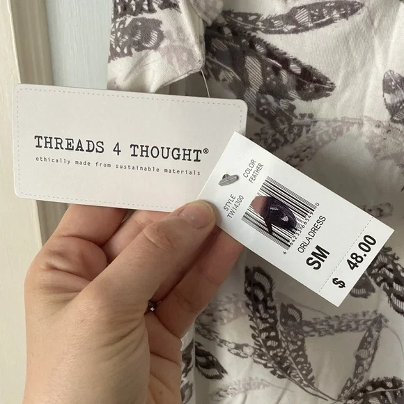 Threads 4 Thoughts Feather dress - Picture 5 of 5